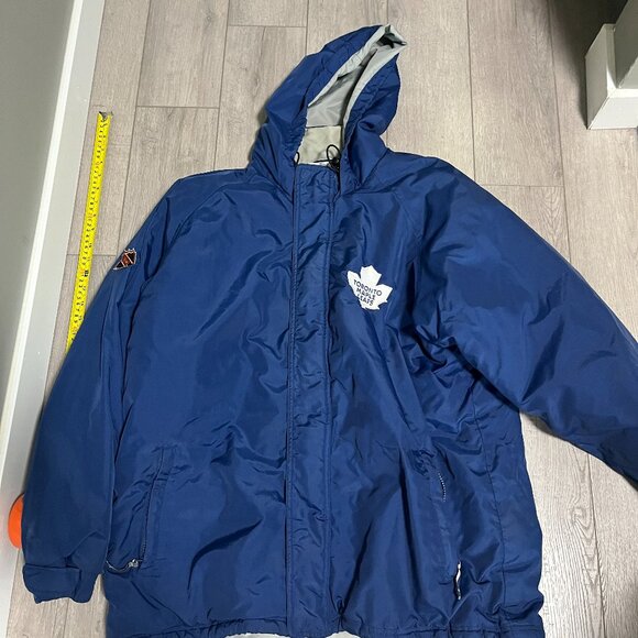 Puma NHL Toronto Maple Leafs Winter Jacket Size Large Vintage TML - Picture 1 of 15